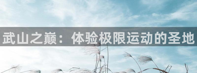 3377体育官网：武山之巅：体验极限运动的圣地