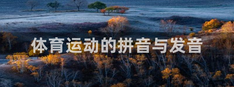 3377体育(中国)官方网站：体育运动的拼音与发音